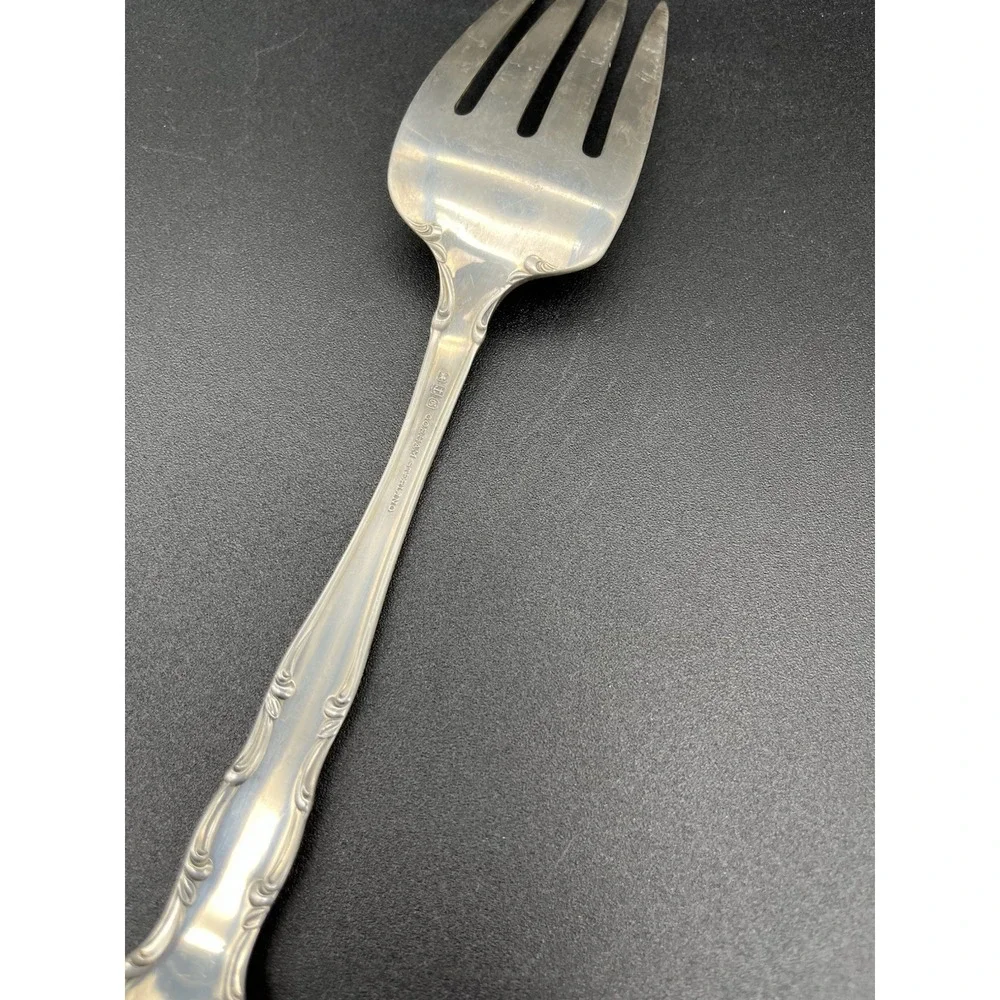 Sterling Silver Andante Cold Meat Serving Fork By Gorham Silver